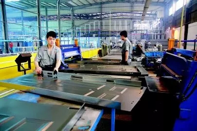 防盜門的生產整個流程