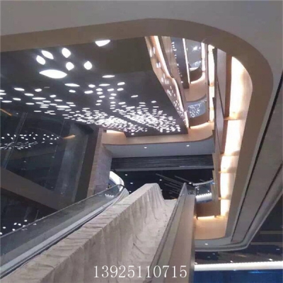 商場內弧形包柱鋁單板 造型鋁單板天花