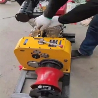 雙牙箱絞磨  5噸快中快絞磨牽引機