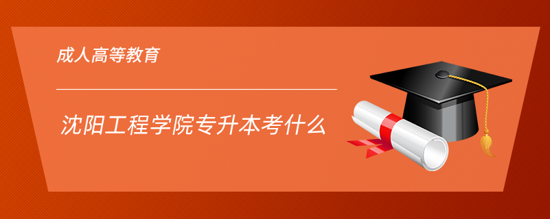 沈陽(yáng)工程學(xué)院專升本考什么
