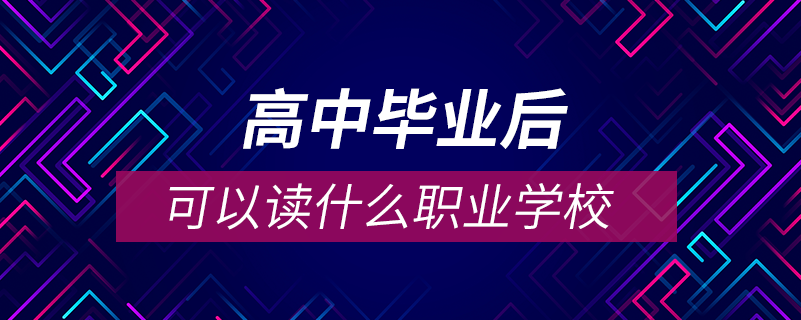 高中畢業(yè)后可以去讀什么職業(yè)學校