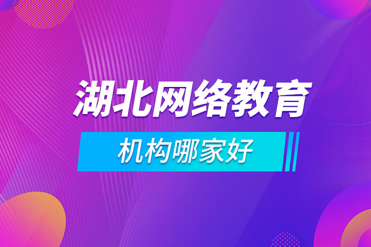 湖北網(wǎng)絡教育機構(gòu)哪家好