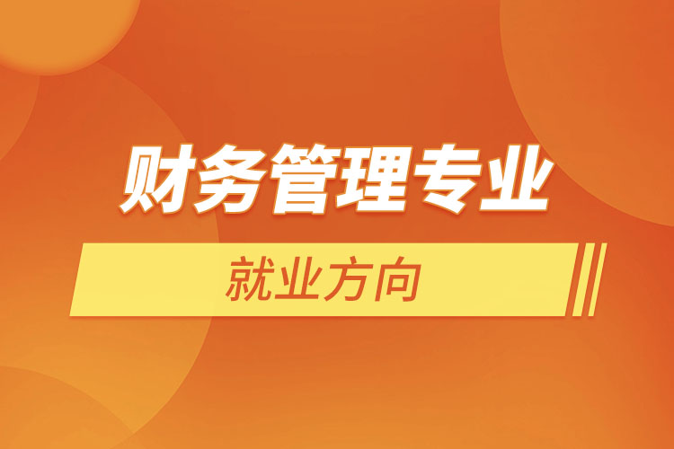 ?財務管理專業(yè)就業(yè)方向