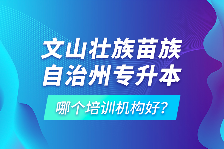 文山壯族苗族自治州專升本哪個培訓(xùn)機(jī)構(gòu)好？